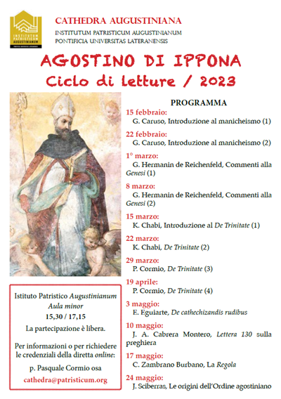 Agostino di Ippona - Ciclo di letture 2023
